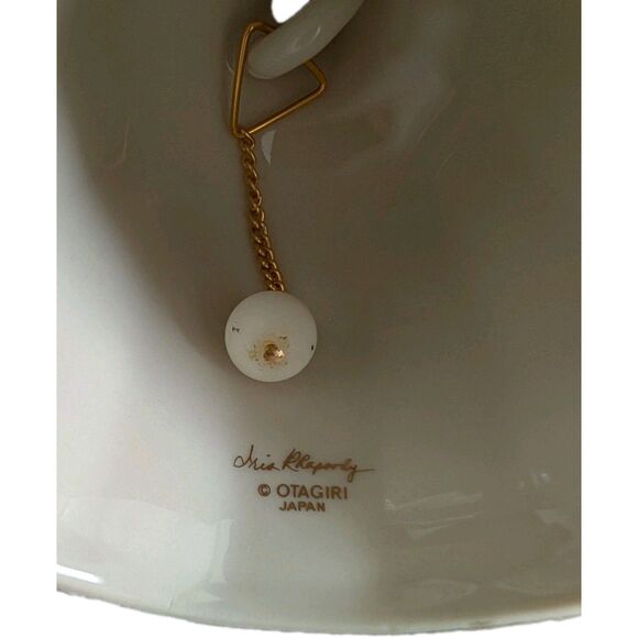 Otagiri Porcelain Ceramic Iris Rhapsody Vintage Bell Japan - Picture 4 of 5